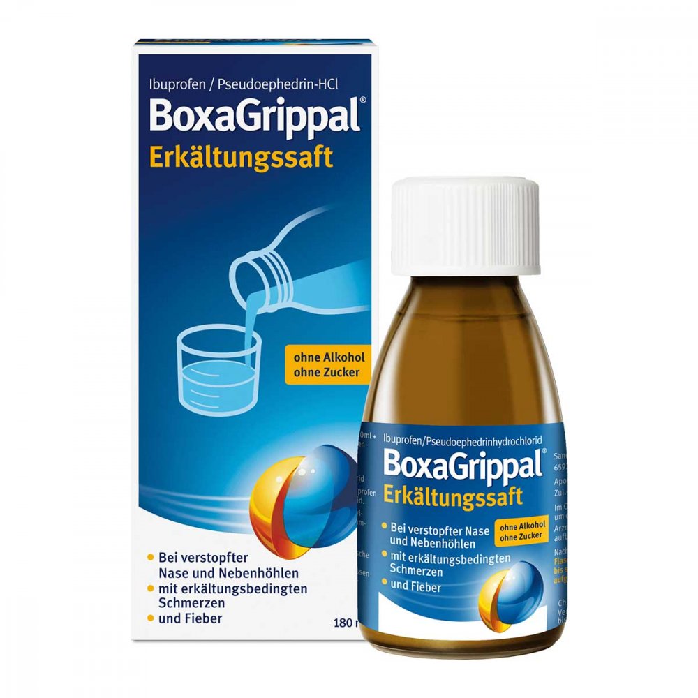 Boxagrippal Erkältungssaft 180 ml online kaufen
