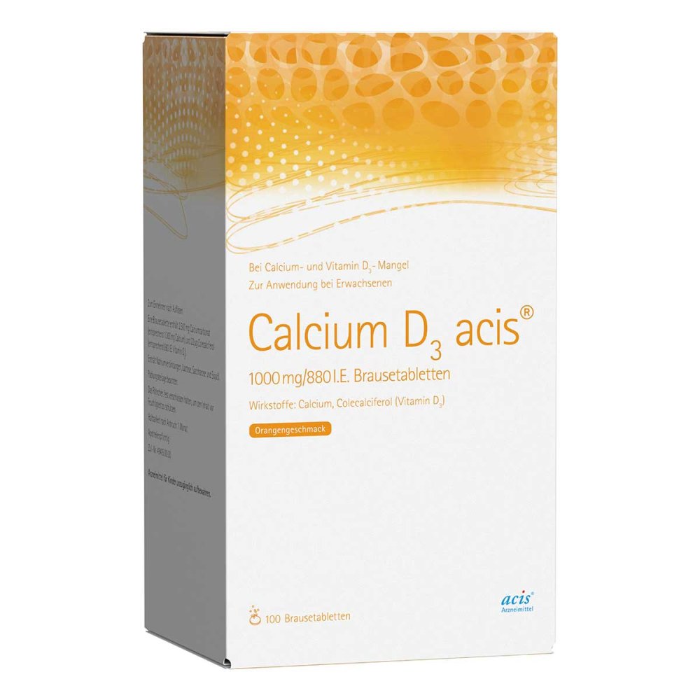 Calcium D3 acis 1000mg/880 internationale Einheiten 100 stk