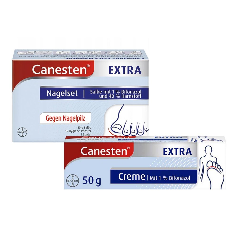 Canesten ExtraNagelset gegen Nagelpilz (+15 Pflaster+Schaber