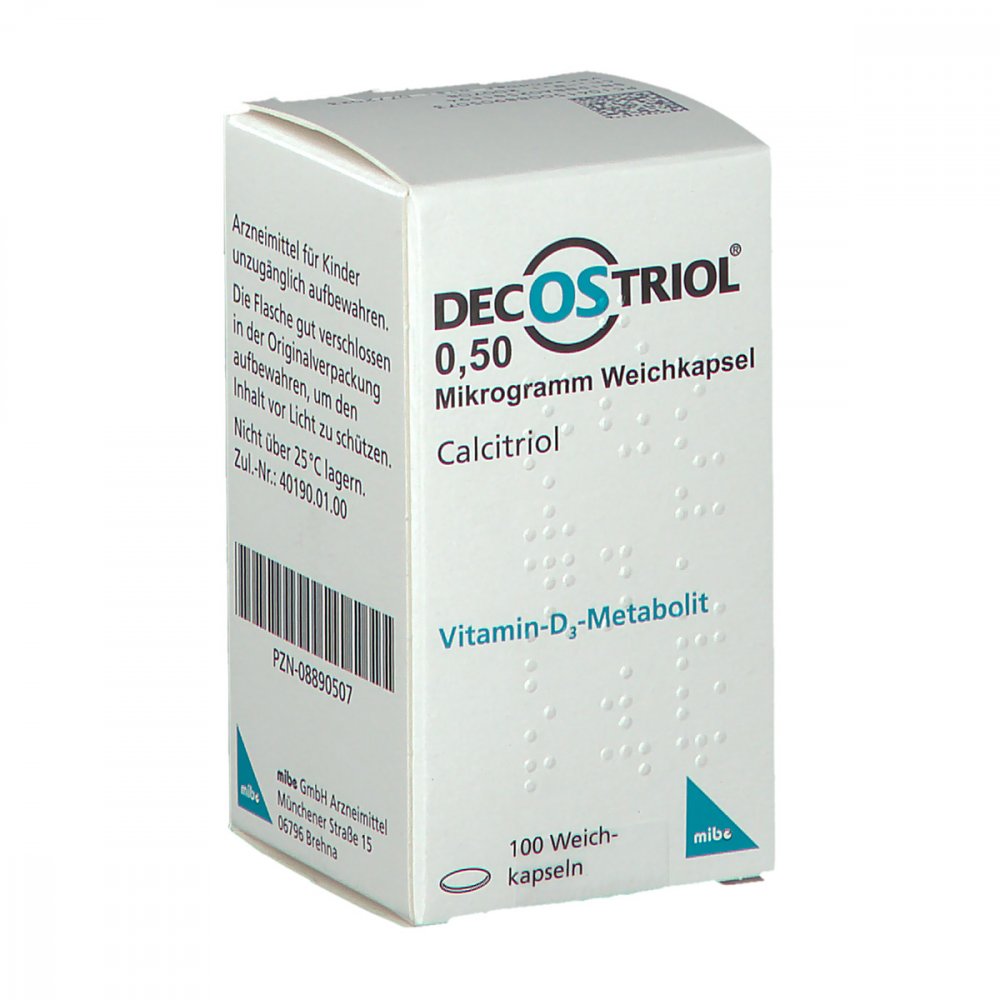 Decostriol 0,50 [my]g Weichkapseln 100 stk online kaufen