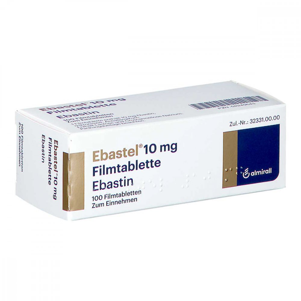 Ebastel 10 mg Filmtabletten 100 stk günstig bei apo.com
