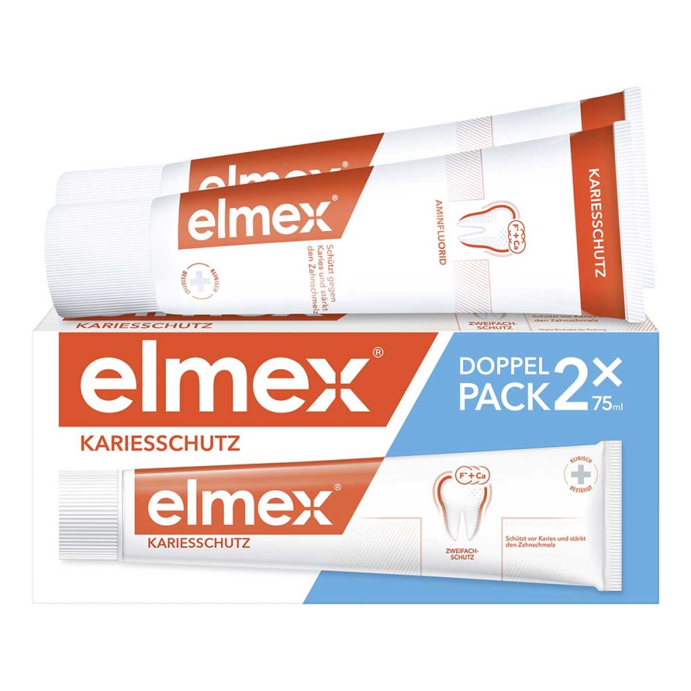 Elmex Zahnpasta Doppelpack günstig bei ml 2X75