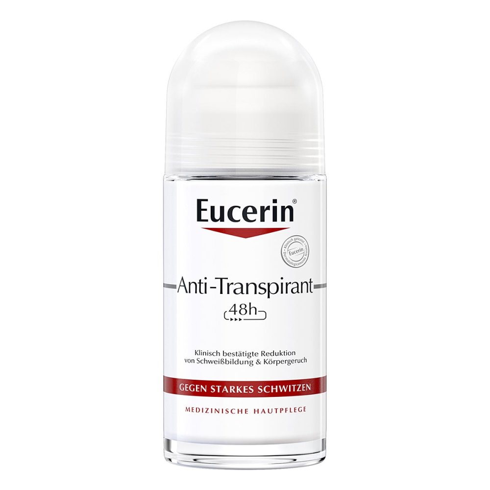 Eucerin Deodorant 48h Roll-on – Für Empfindliche Haut, Ohne Aluminium, 50 Ml