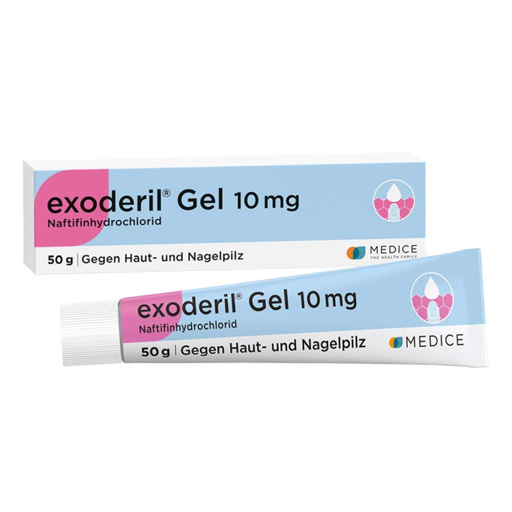 Exoderil Gel 20 G Gegen Fuß- Und Nagelpilz – Wirkt Schnell, Hautverträglich, Mit Naftifin