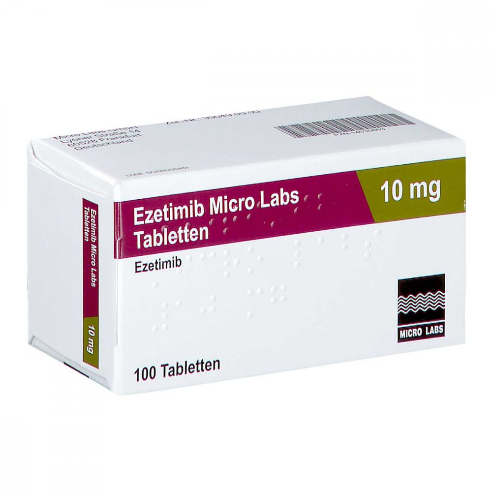 Ezetimib Micro Labs 10 mg Tabletten 100 stk