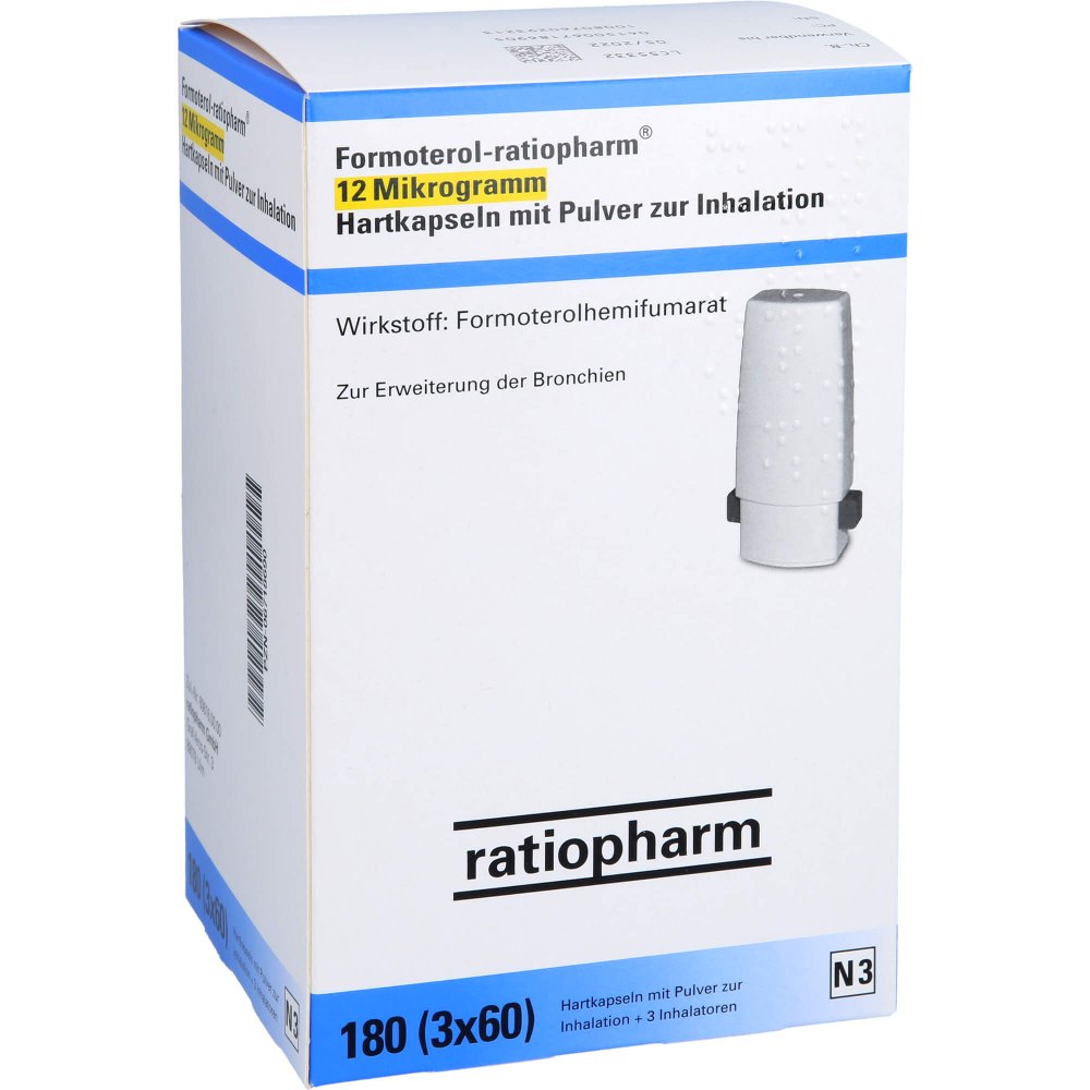 Formoterol-ratiopharm 12 [my]g Pulverinhalator 3 I 3X60 stk