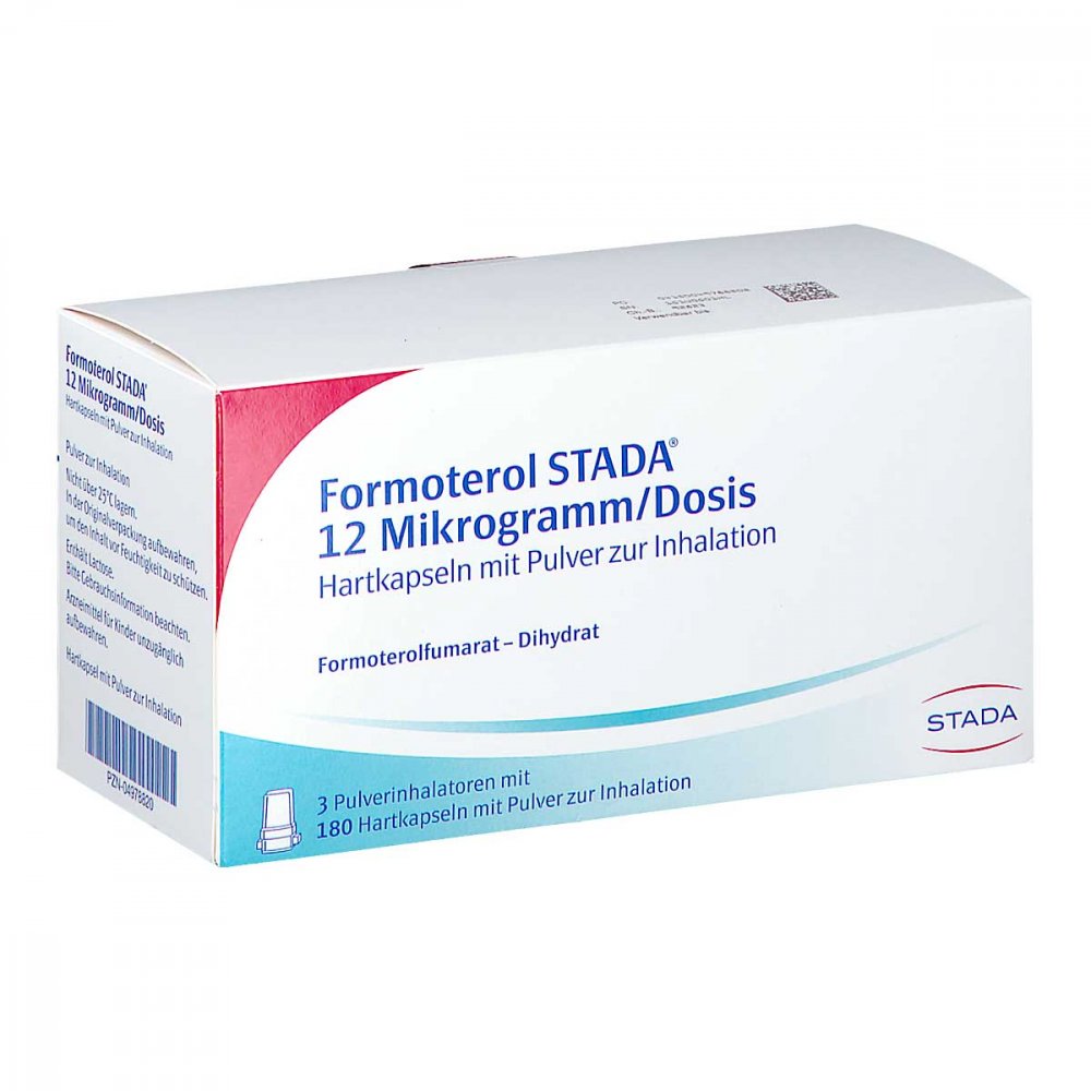 Formoterol Stada 12 Mikrogramm/dos.hkp.m.plv.z.in. 3X60 stk