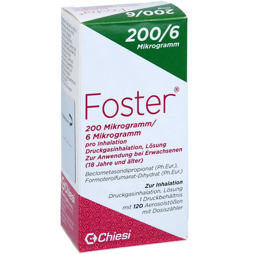 Foster 200/6 [my]g 120 Hub Dosieraerosol 1 stk