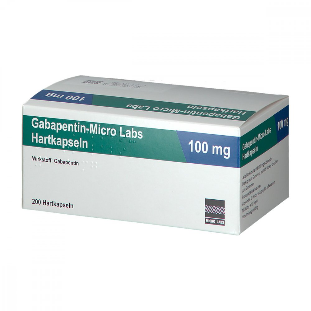 Gabapentin Micro Labs 100 mg Hartkapseln 200 stk