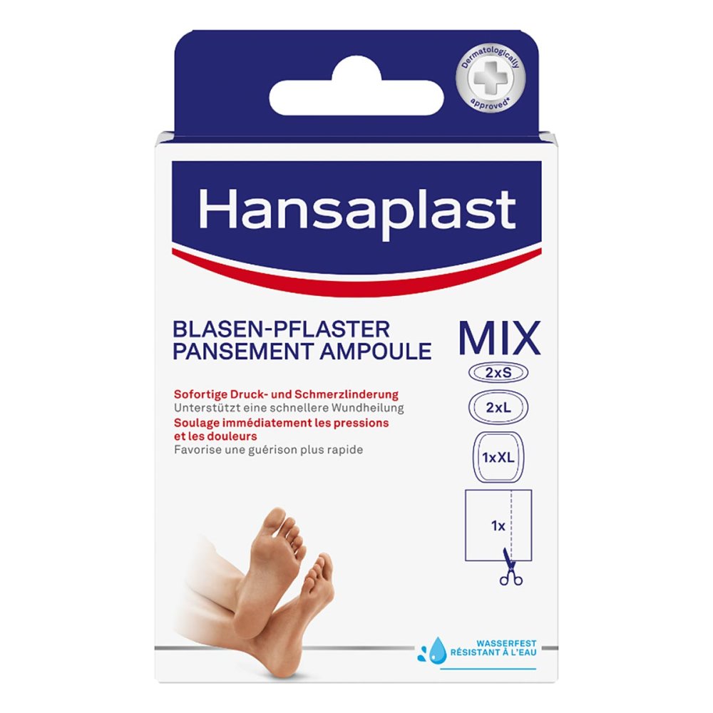 Hansaplast Blasenpflaster Sos Mix Pack 6 stk