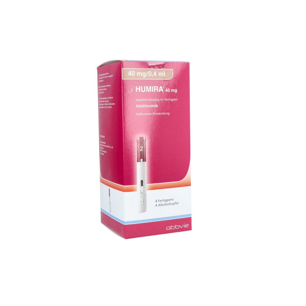 Humira Rwat Humira 40 mg/0,4 ml Injektionslösung im Fertigpen 4 stk