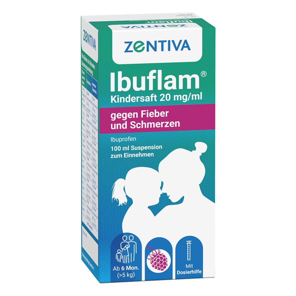 Ibuflam Fiebersaft 2% gegen Fieber und Schmerzen 100 ml