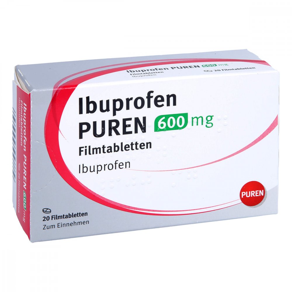 Ibuprofen Puren 600 mg Filmtabletten 20 stk online kaufen