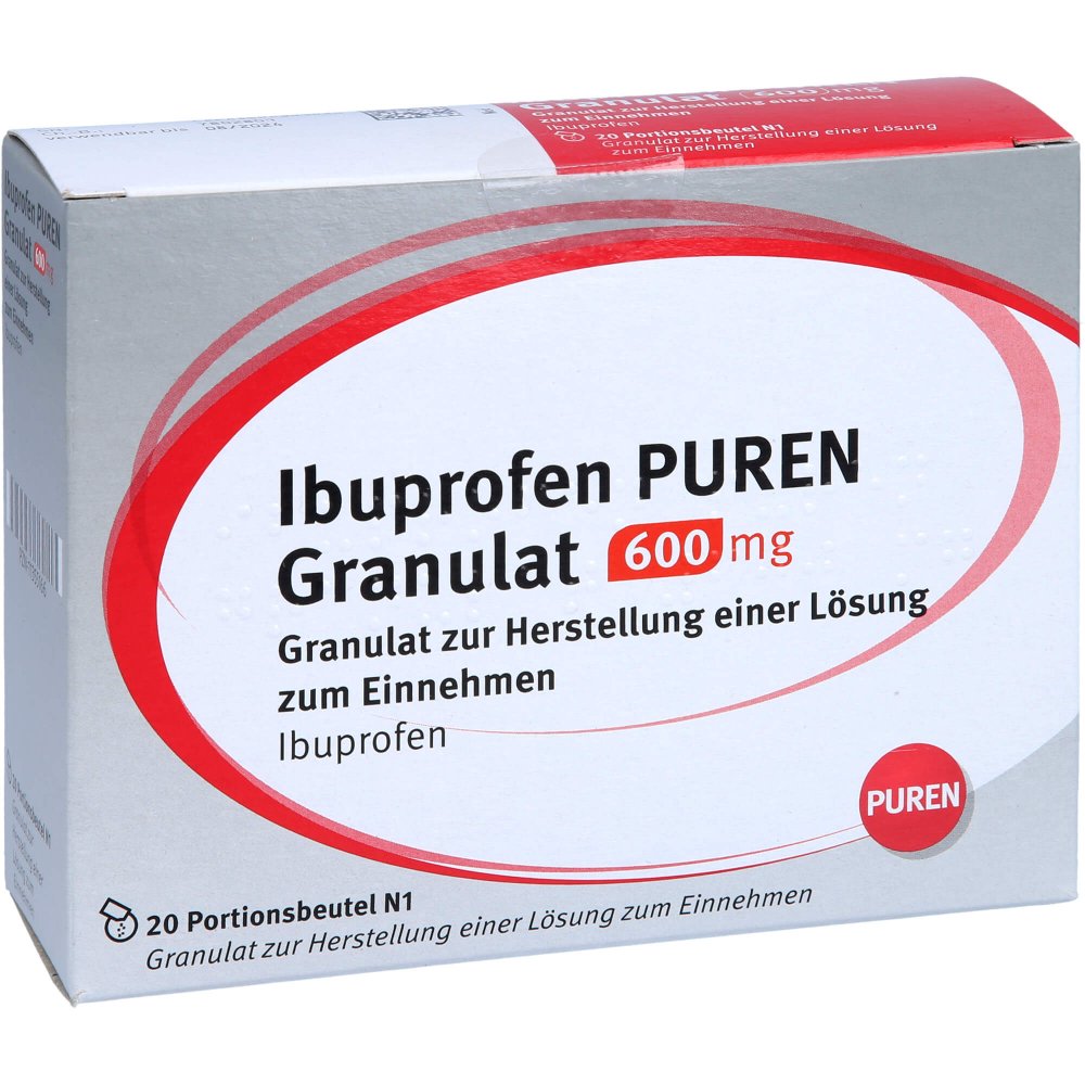 Ibuprofen PUREN 600mg 20 stk online kaufen günstig bei apo.com