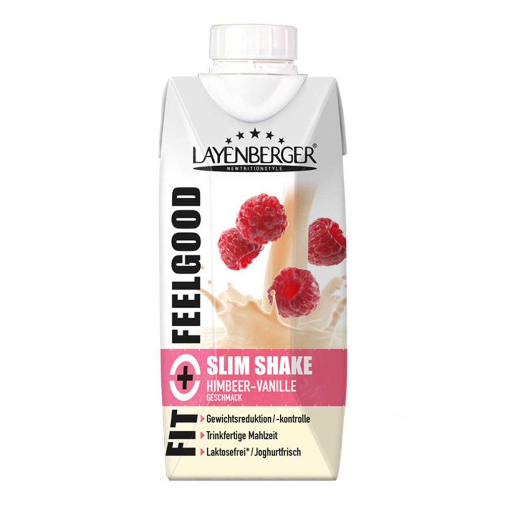Layenberger Fit Feelgood Slim Vanille Sahne Layenberger Fit+Feelgood Slim Shake Himbeer-Vanille 330 ml