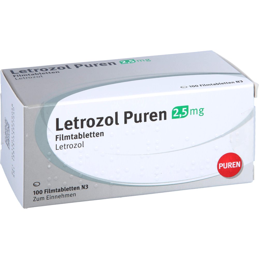 Letrozol Puren 2,5 mg Filmtabletten 100 stk online kaufen