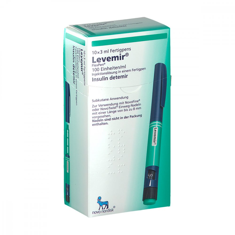 Levemir FlexPen 100 Einheiten/ml 10X3 ml günstig bei