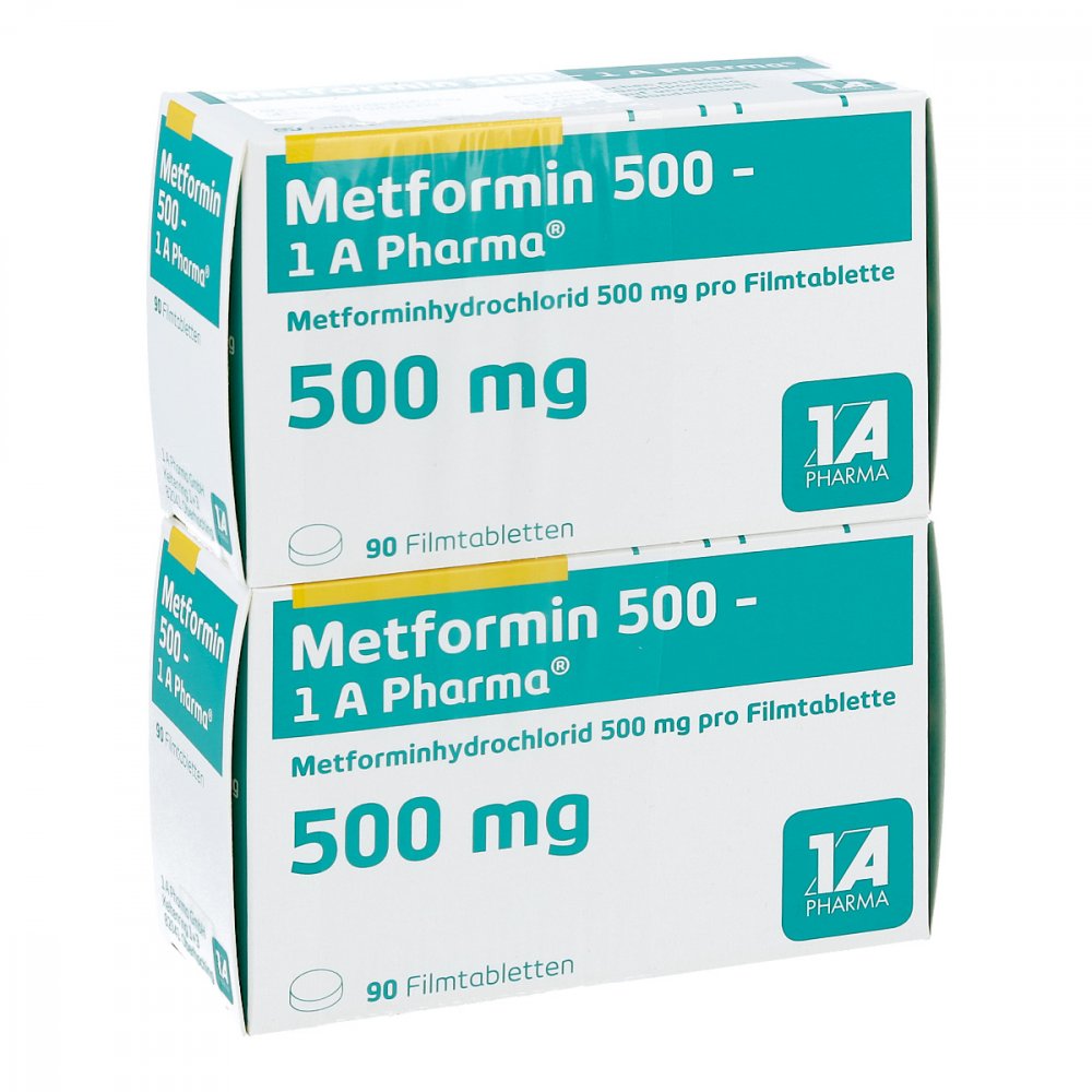 Metformin 500-1A Pharma 180 stk günstig bei apo.com 