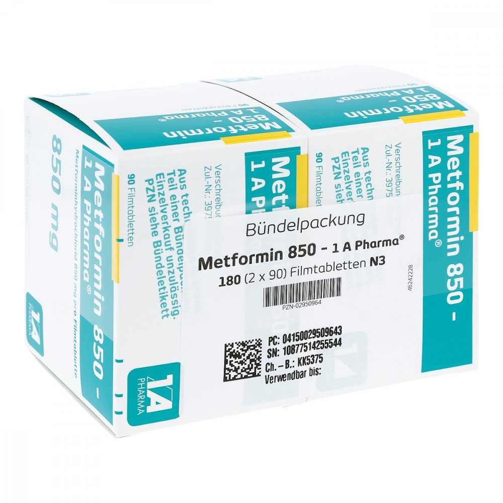 Metformin 850 tabletten