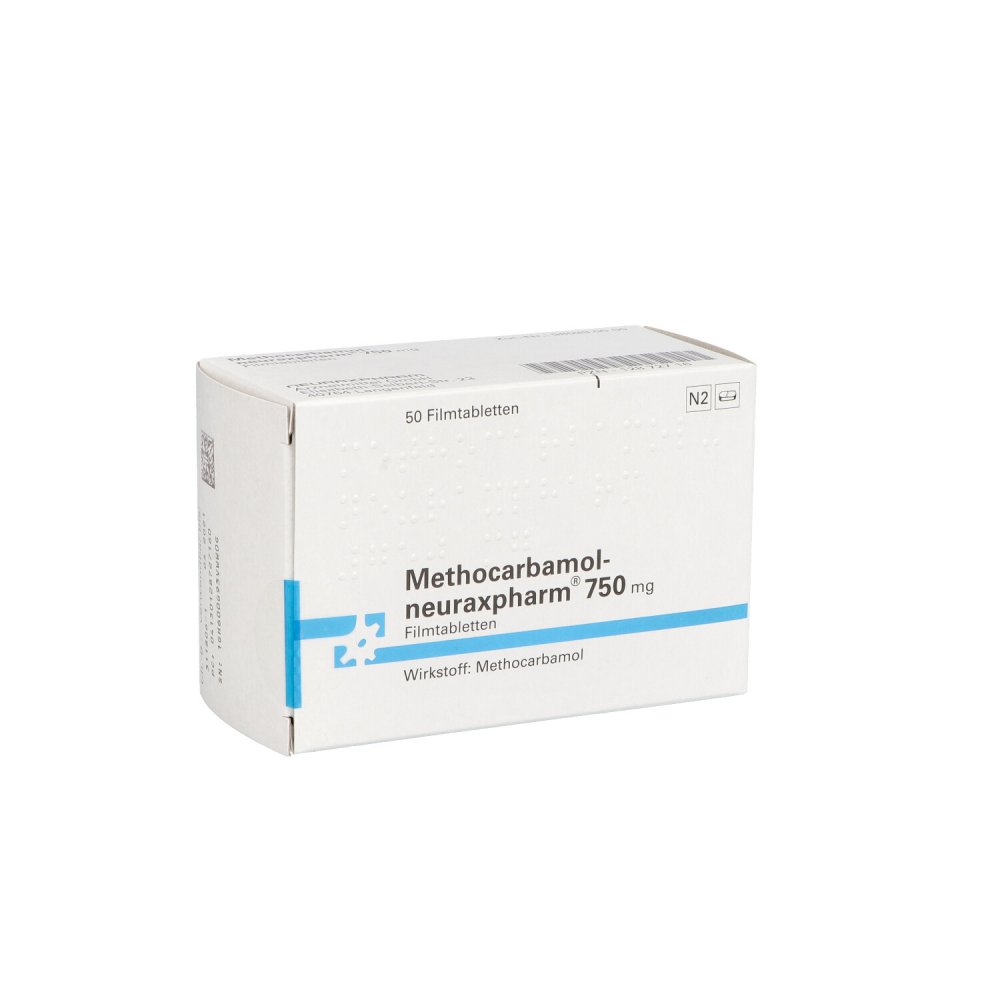 Methocarbamol neuraxpharm 750 mg Filmtabletten 50 stk