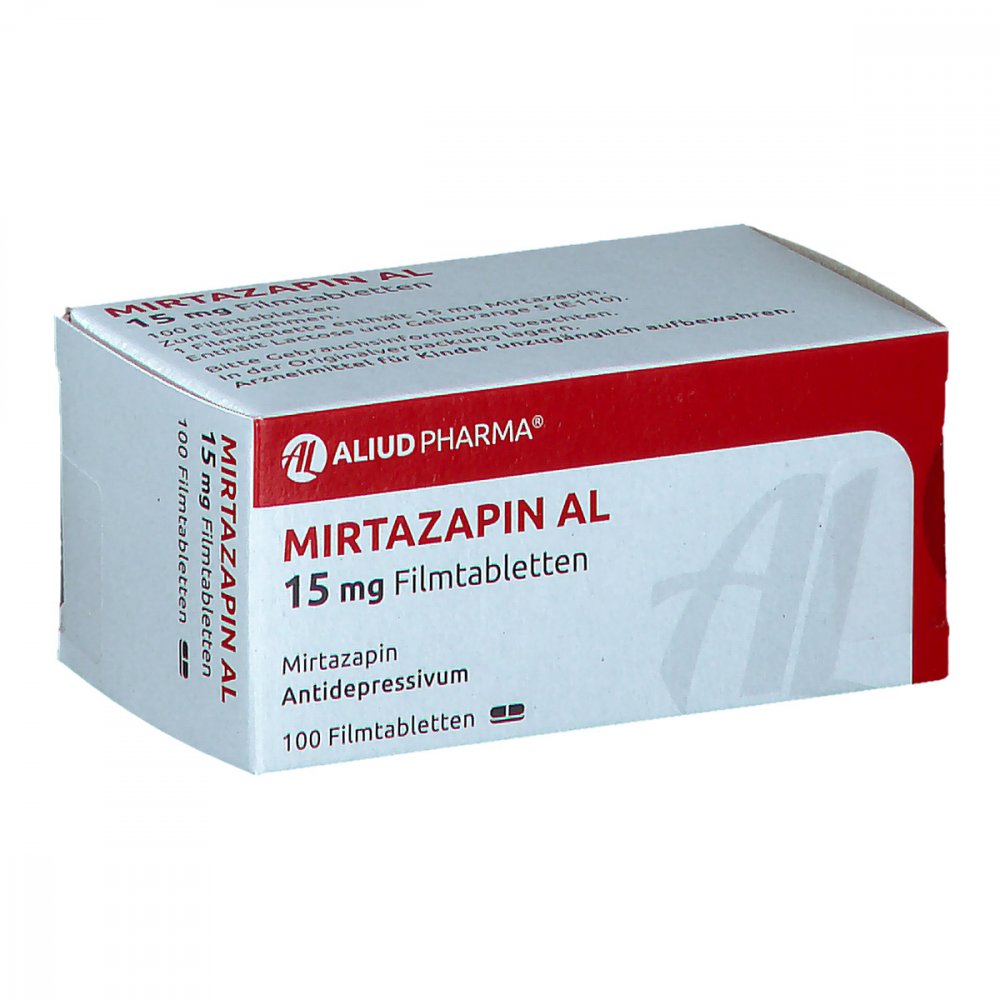 Mirtazapin AL 15mg 100 stk online kaufen günstig bei