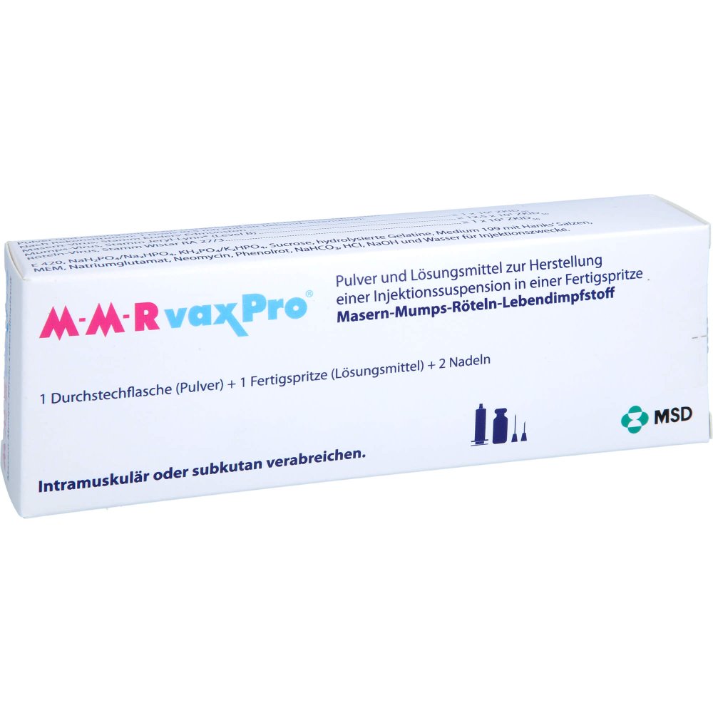 Vaxpro Injection Mmr Vaxpro Fertigspritze Mit Kanüle 0.5 ml online kaufen