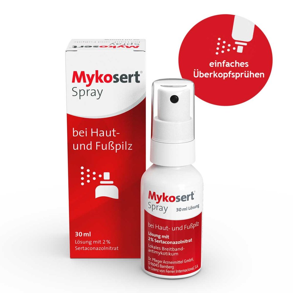 Mykosert Spray bei Haut- und Fusspilz 30 ml