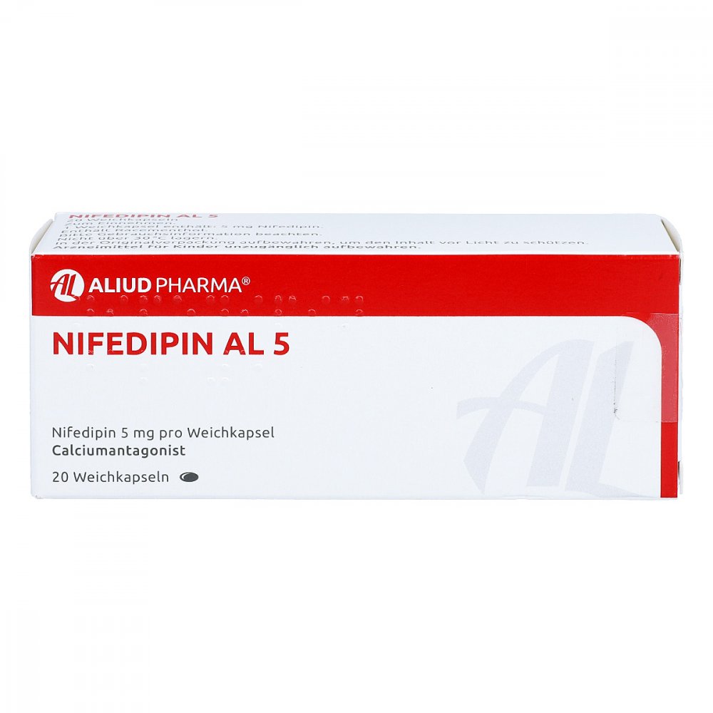 Nifedipin Al 5 Weichkapseln 20 stk online kaufen