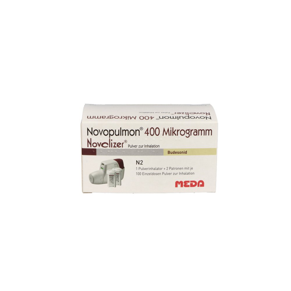 Novopulmon 400 [my]g Novolizer Inhal.+patr.2x100 E 2X100 stk
