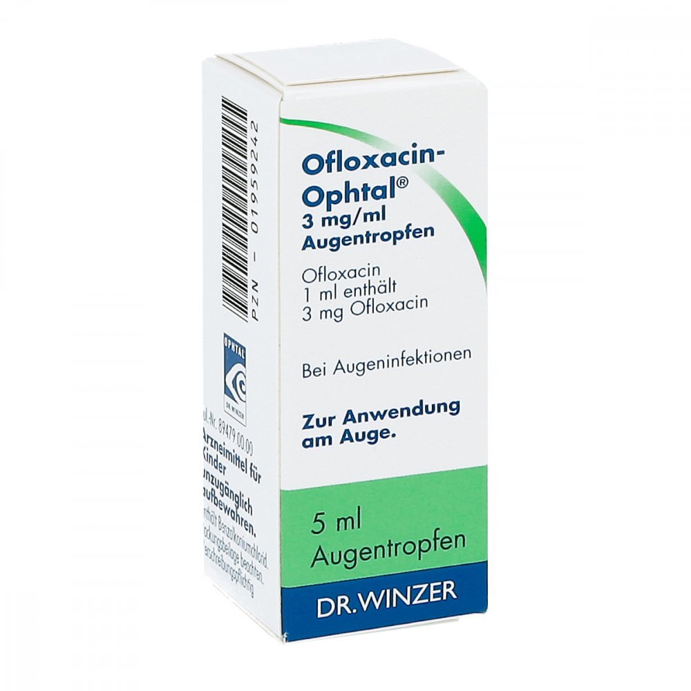 Ofloxacinophtal 3 mg/ml Augentropfen 5 ml online kaufen