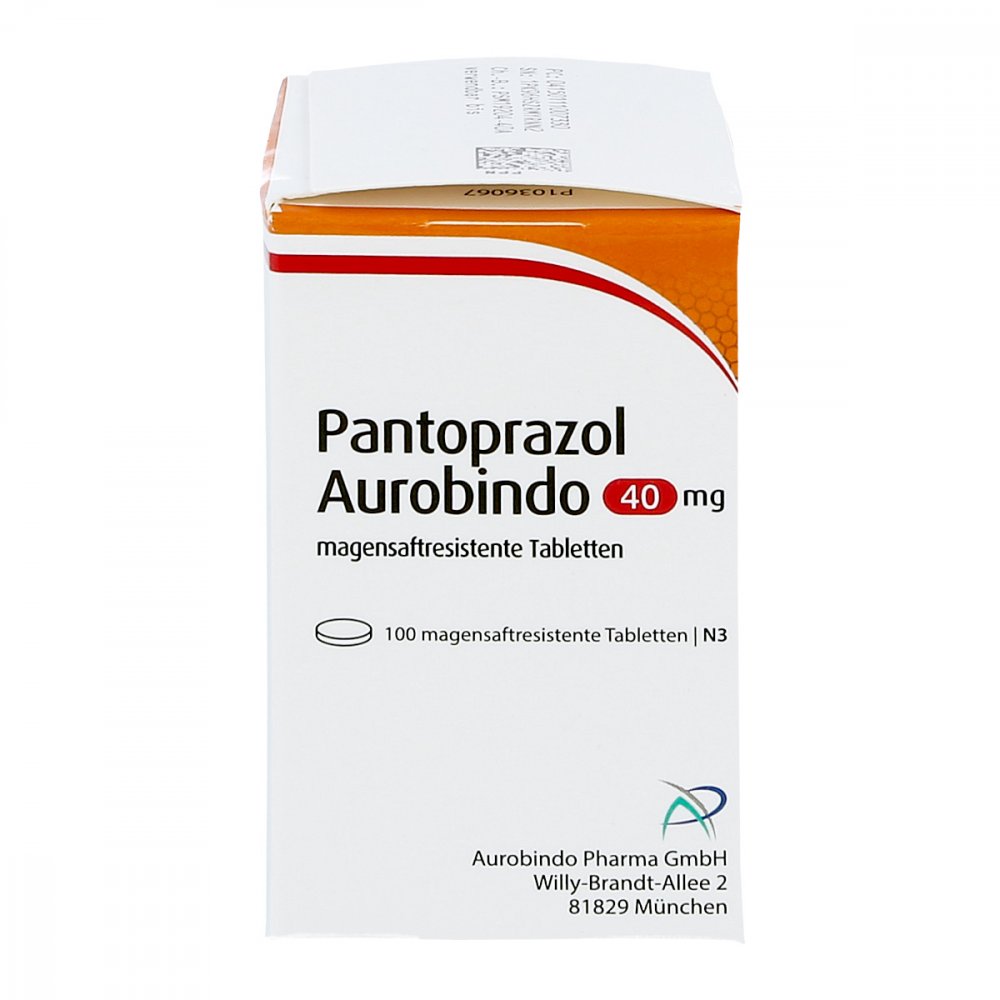 Pantoprazol Aurobindo 40mg 100 stk günstig bei apo.com