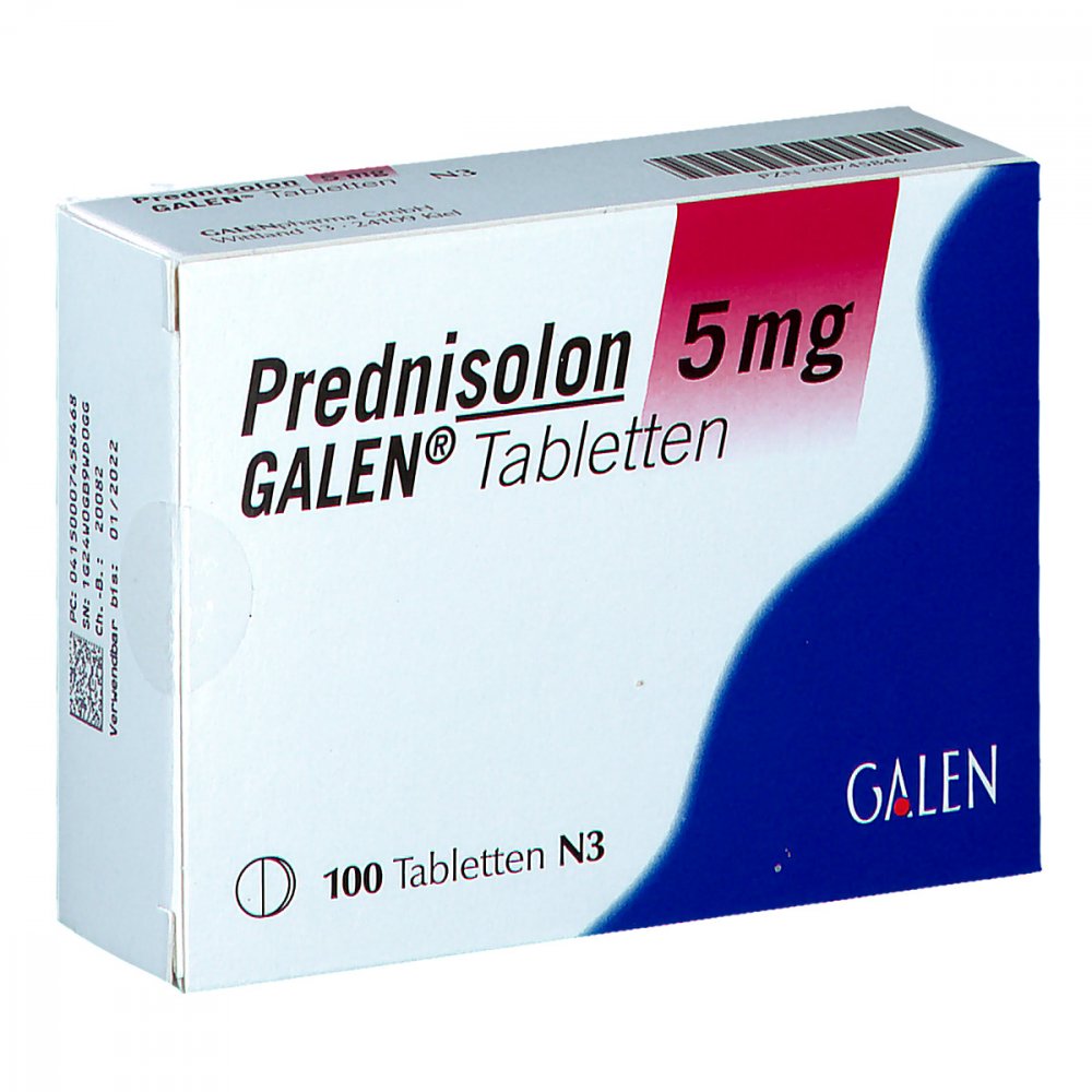 Prednisolon 5 mg Galen Tabletten 100 stk online kaufen
