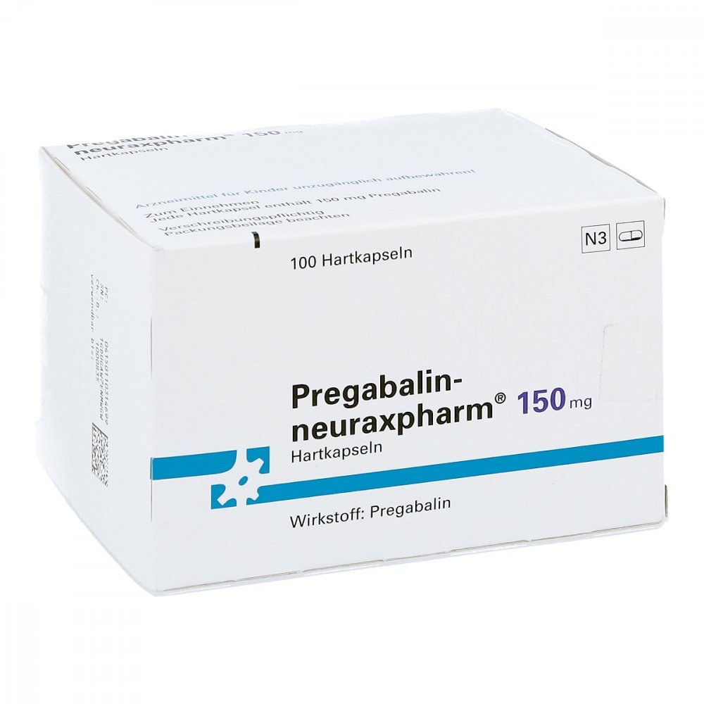 Pregabalin-neuraxpharm 150 mg Hartkapseln 100 stk