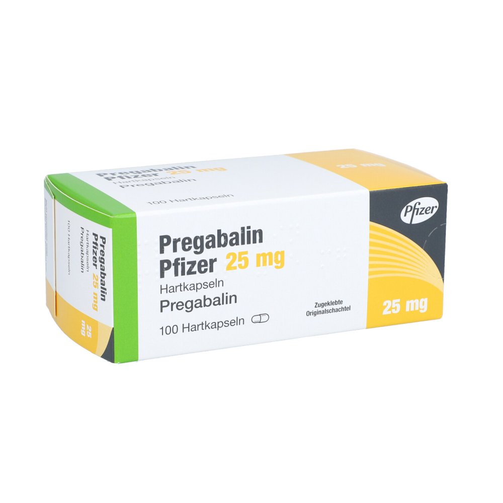 Pregabalin Pfizer 25 mg Hartkapseln 100 stk online kaufen