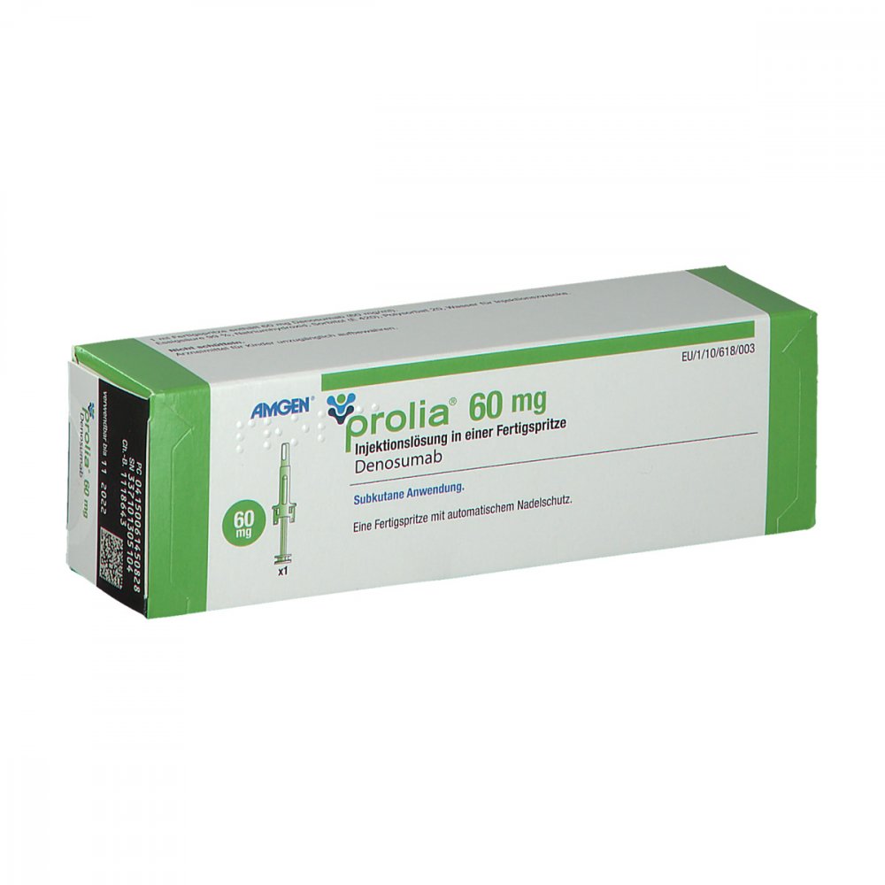 Prolia 60 mg iniecto lsg.i.e.fertigspr.m.ans 1 stk Prolia 60 mg iniecto lsg.i.e.fertigspr.m.ans 1 stk