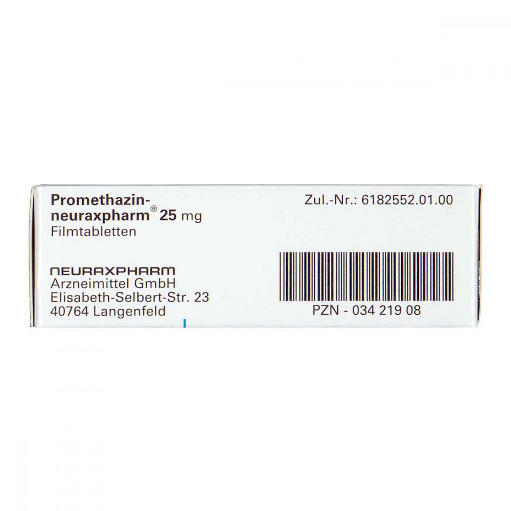 Promethazin-neuraxpharm 25mg 100 stk günstig bei apo.com
