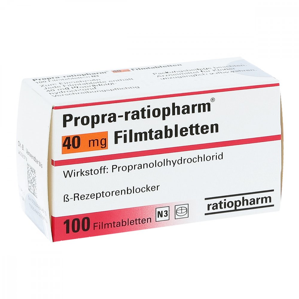 Propranolol al 40 tabletten