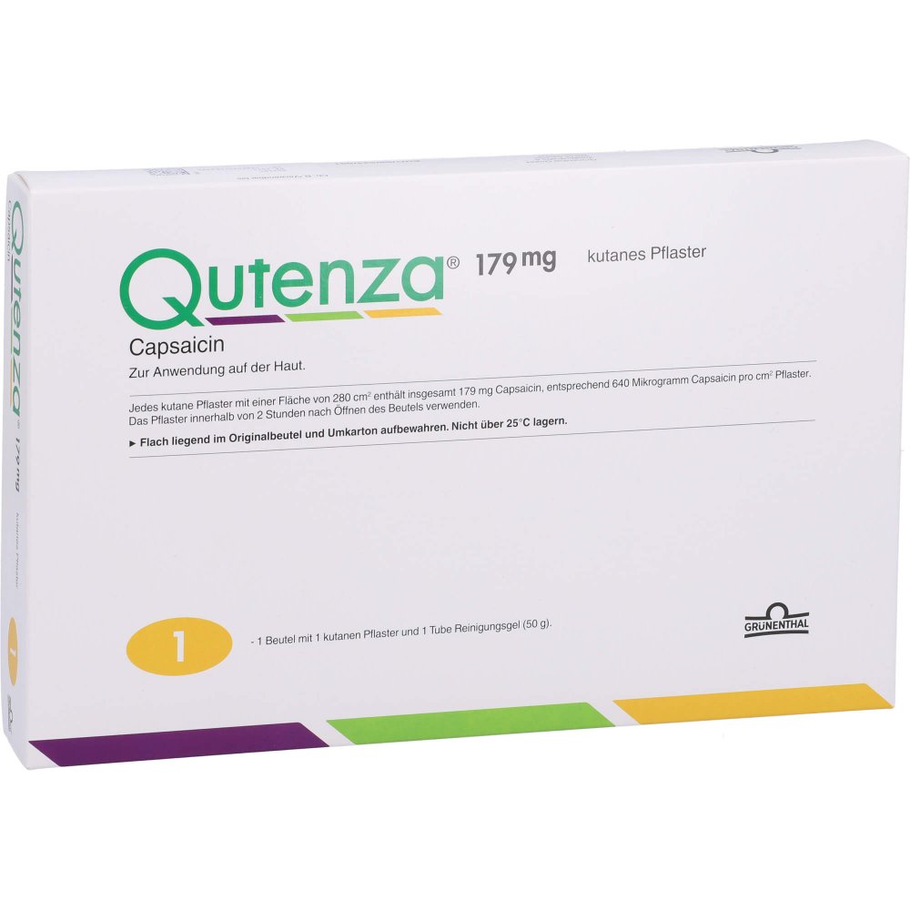 Qutenza 179mg kutanes Pflaster 1 stk günstig bei