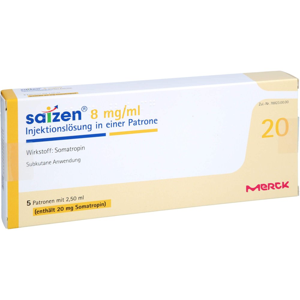 Saizen 20 mg 8 mg/ml Injektionslösung 5 stk online kaufen