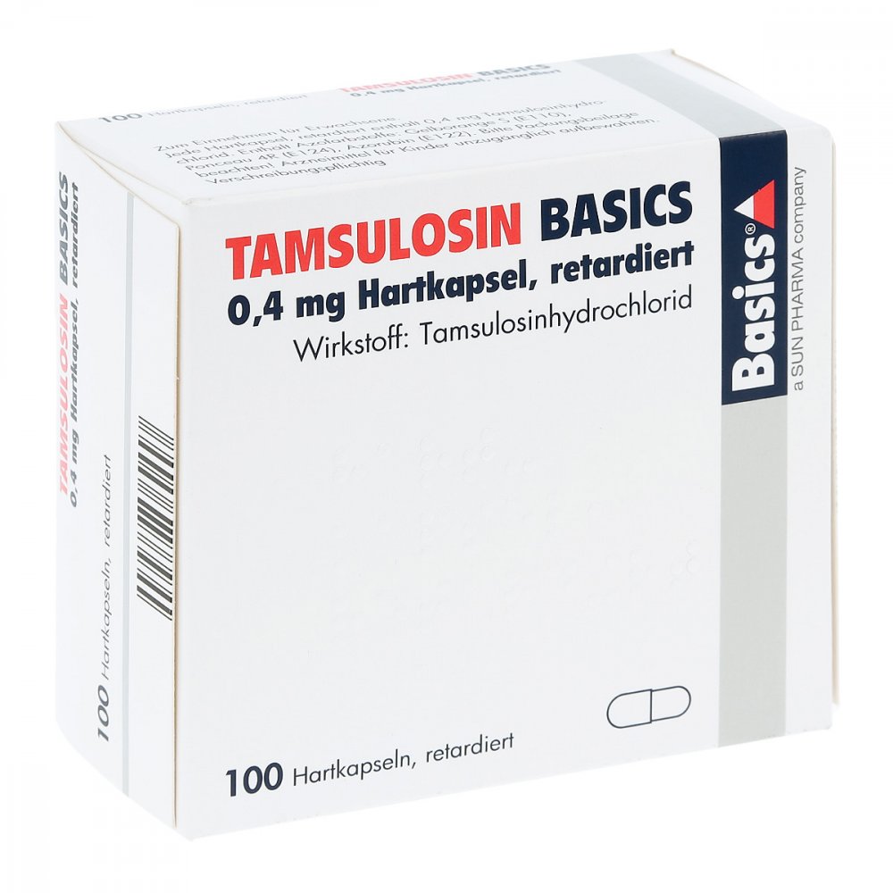 Tamsulosin Basics 0,4 mg Hartkapsel, retardiert 100 stk