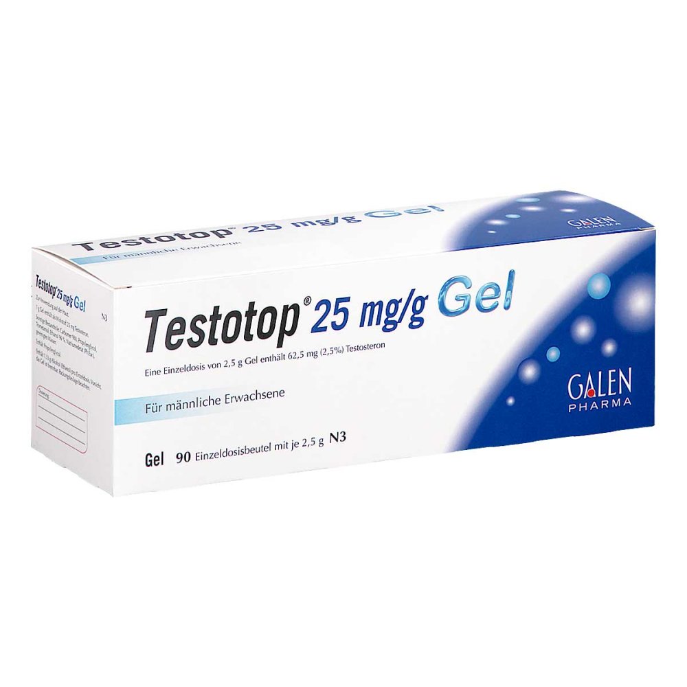 Testotop 25 Mg g Gel Einzeldosisbtl a 2 5 G 90 Stk Testotop 25 Mg g Gel Einzeldosisbtl a 2 5 G 90 Stk