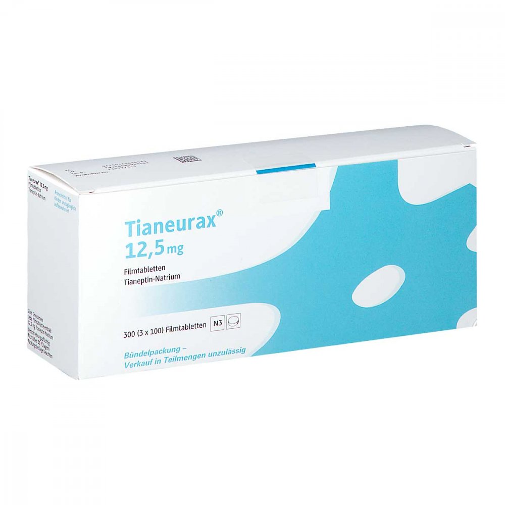 Tianeurax 12,5 mg Filmtabletten 300 stk günstig bei apo.com