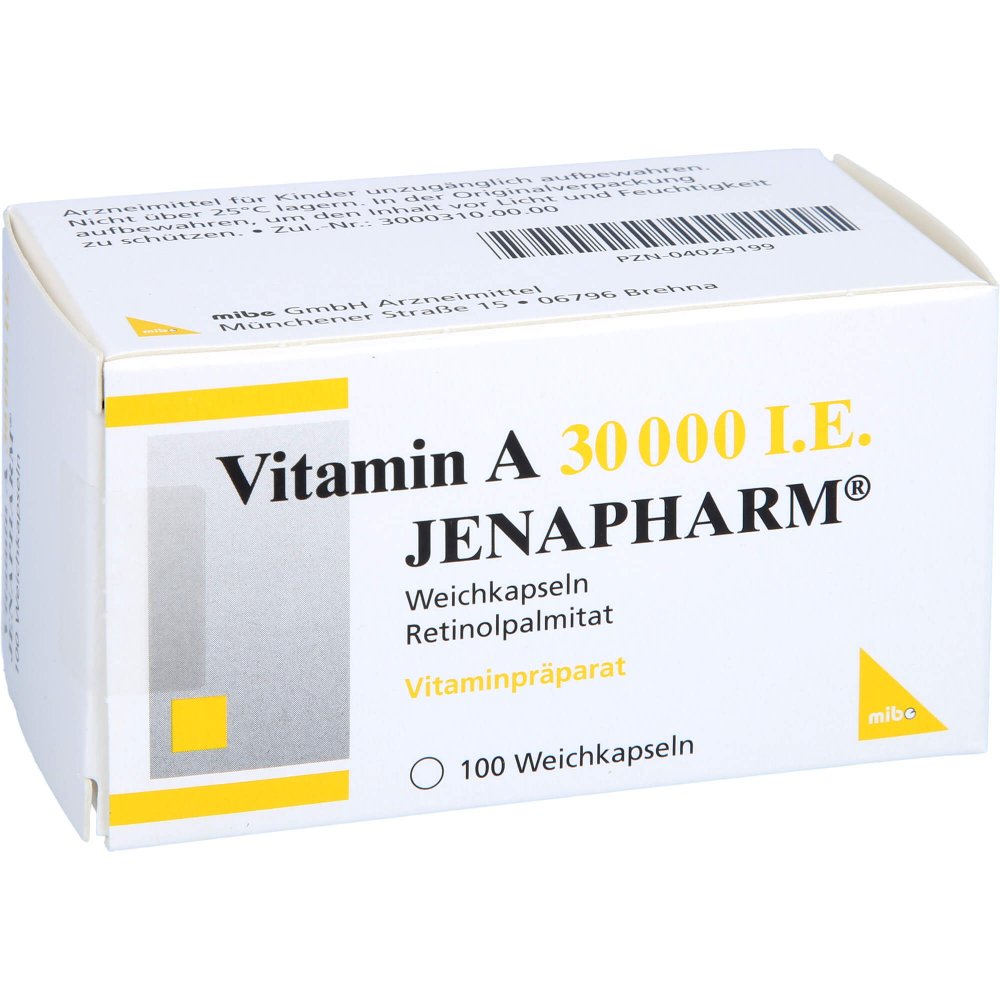 Vitamin A 30.000 I.e. Jenapharm Weichkapseln 100 stk