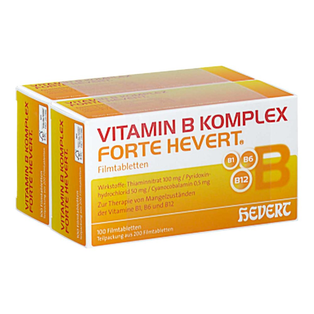 Vitamin B Komplex forte Hevert Tabletten 200 stk