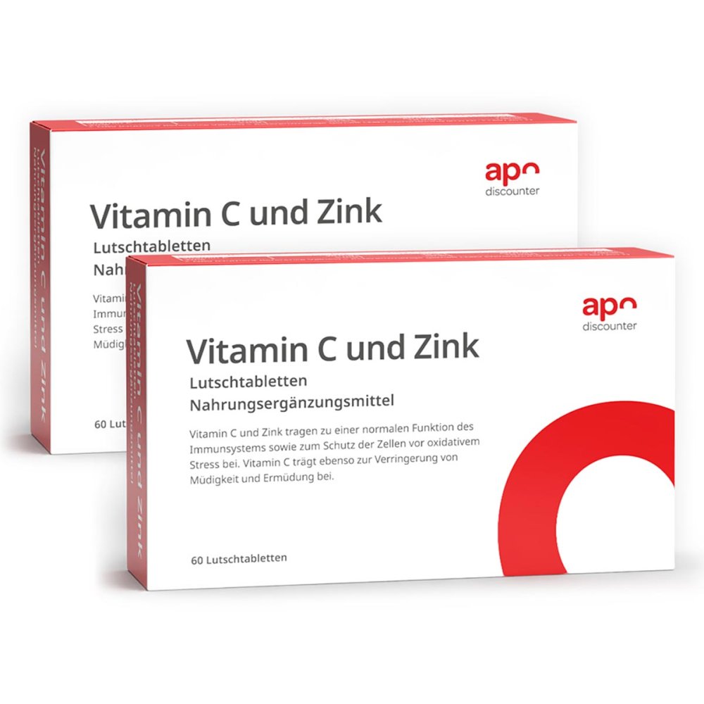 Vitamin C und Zink Lutschtabletten 2x60 stk