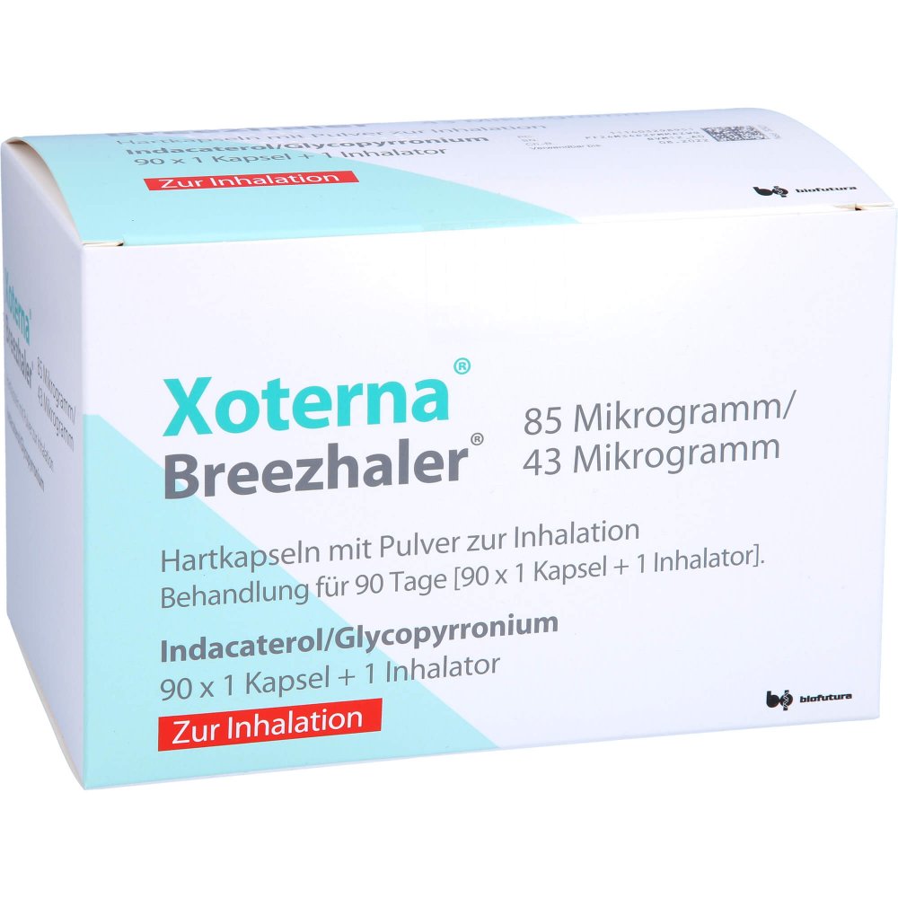 Xoterna Breezhaler 85 [my]g/43 [my]g Hartk.m.plv.z 3X30 stk