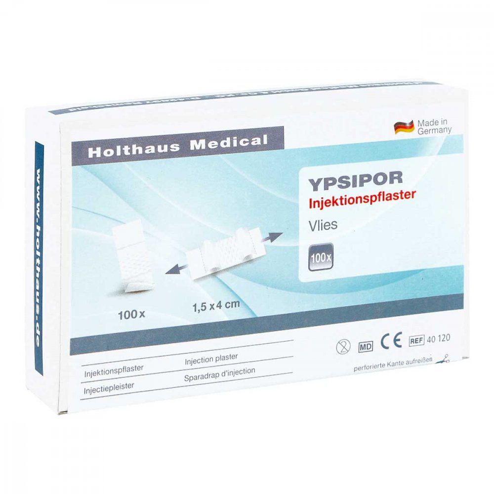 Holthaus Medical YPSIPOR Injektionspflaster - 1,5 x 4 cm