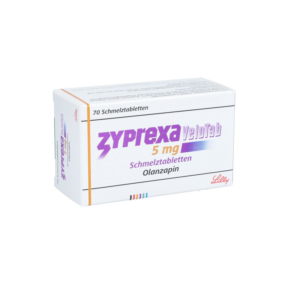Zyprexa Velotab 5 mg Schmelztabletten 70 stk