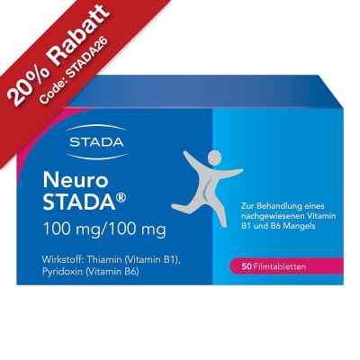 Neuro STADA Vitamin B1/ Vitamin B6 100mg/100mg Filmtabletten