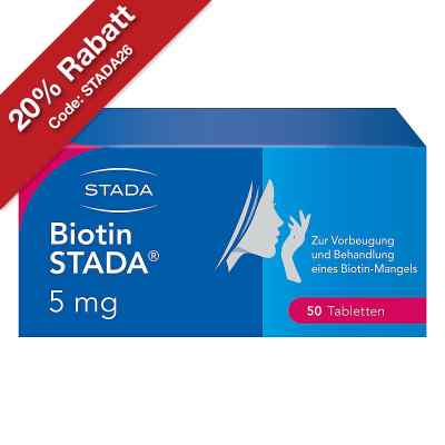 Biotin STADA 5mg Tabletten bei Biotinmangel